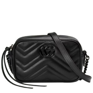 Gucci GG Marmont Mini Shoulder Bag Black