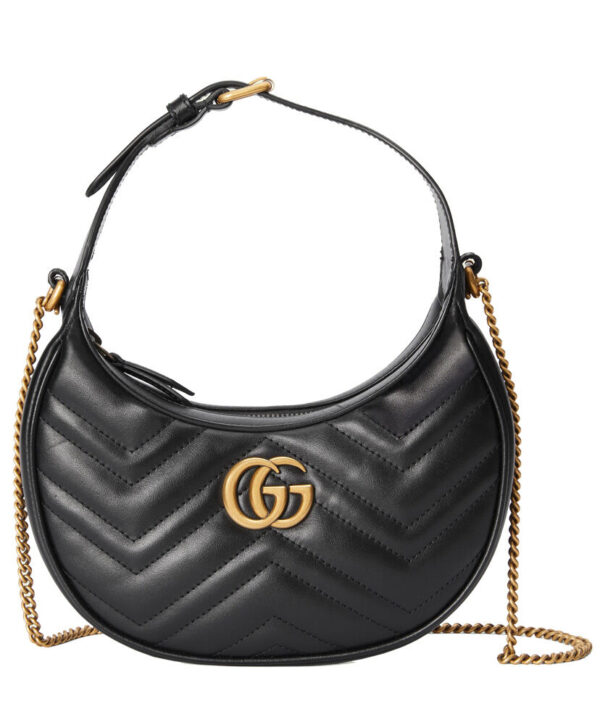 Gucci GG Marmont Half-moon-shaped Mini Bag