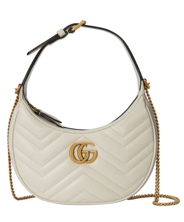 Gucci GG Marmont Half-moon-shaped Mini Bag