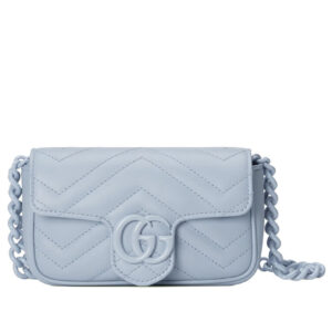 Gucci GG Marmont Belt Bag 699757 Blue