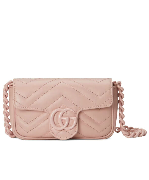 Gucci GG Marmont Belt Bag 699757 Pink