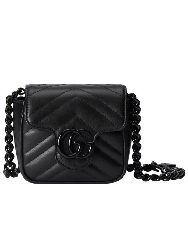 Gucci GG Marmont Belt Bag 739599 Black