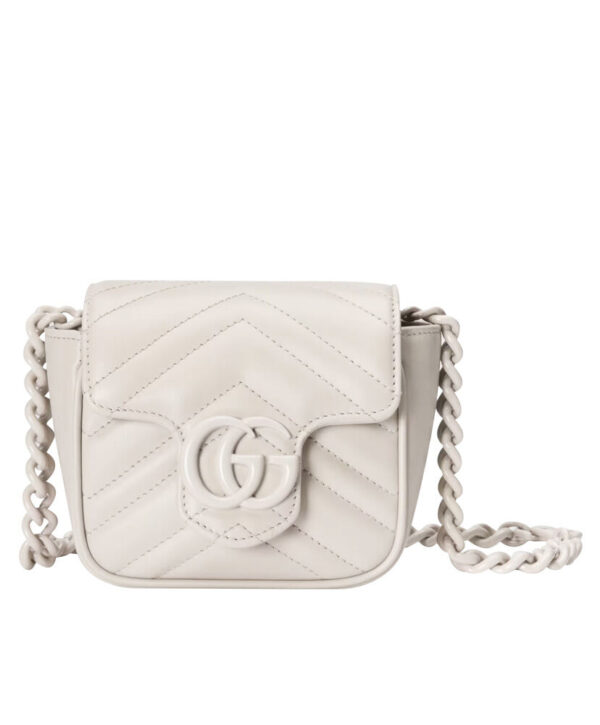 Gucci GG Marmont Belt Bag 739599 Cream