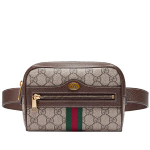 Gucci Ophidia GG Supreme small belt bag 517076 Dark Coffee