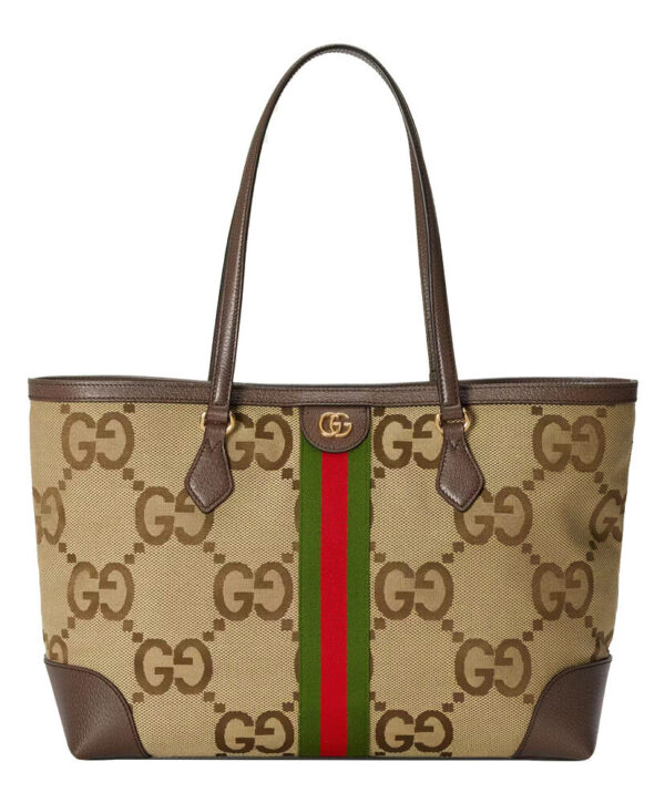 Gucci Ophidia jumbo GG Medium Tote 631685 Brown