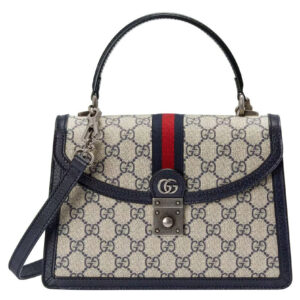 Gucci Ophidia GG Small Tote Bag 651055 Dark Blue