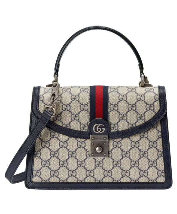 Gucci Ophidia GG Small Tote Bag 651055 Dark Blue