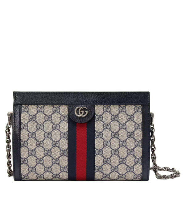 Gucci Ophidia GG Small Shoulder Bag 503877 Dark Blue