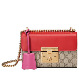 Gucci Padlock Small GG Shoulder Bag 409487 Peachblow