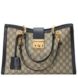 Gucci Padlock medium GG shoulder bag 479197 Black