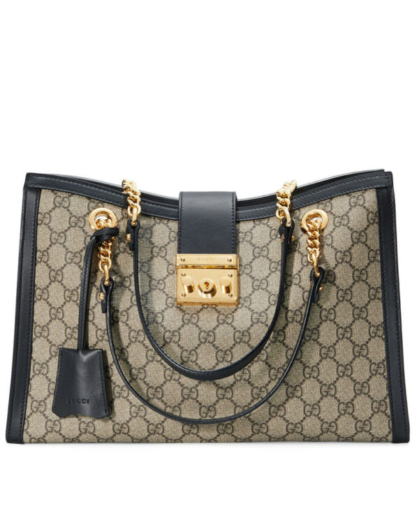 Gucci Padlock medium GG shoulder bag 479197 Black