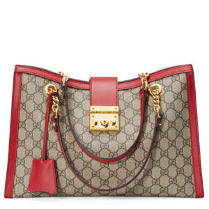 Gucci Padlock medium GG shoulder bag 479197 Red