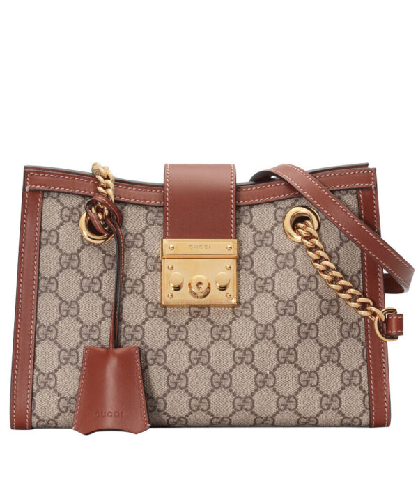 Gucci Padlock Supreme shoulder bag 498156 Coffee