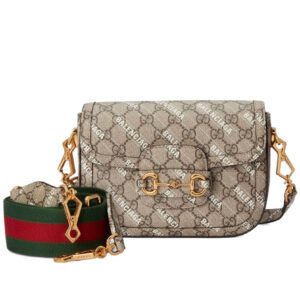 Gucci Hacker Project Gucci Horsebit 1955 Mini Bag 658574 Coffee