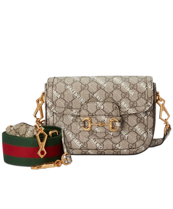 Gucci Hacker Project Gucci Horsebit 1955 Mini Bag 658574 Coffee