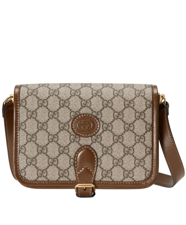 Gucci Mini shoulder bag with Interlocking G 671620 Coffee