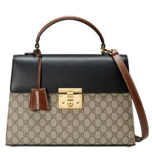 Gucci Padlock Signature Top Handle Black