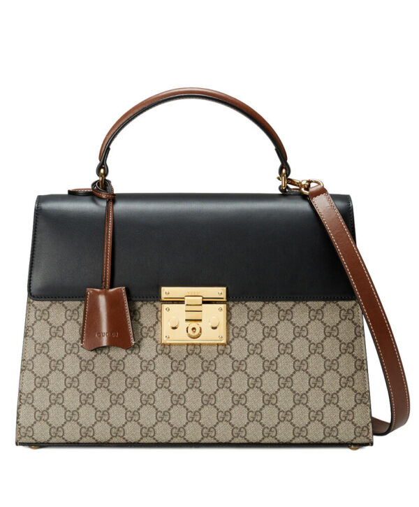 Gucci Padlock Signature Top Handle Black