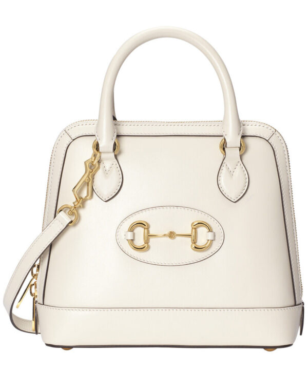 Gucci 1955 Horsebit small top handle bag 621220 White