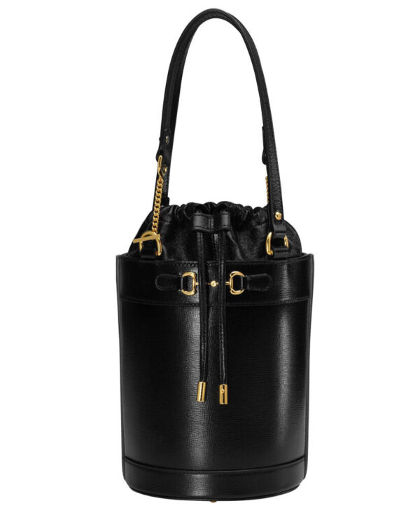 Gucci Horsebit 1955 Small Bucket Bag 637115 Black