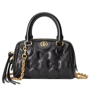 Gucci GG Matelasse Leather Mini Bag 702251 Black