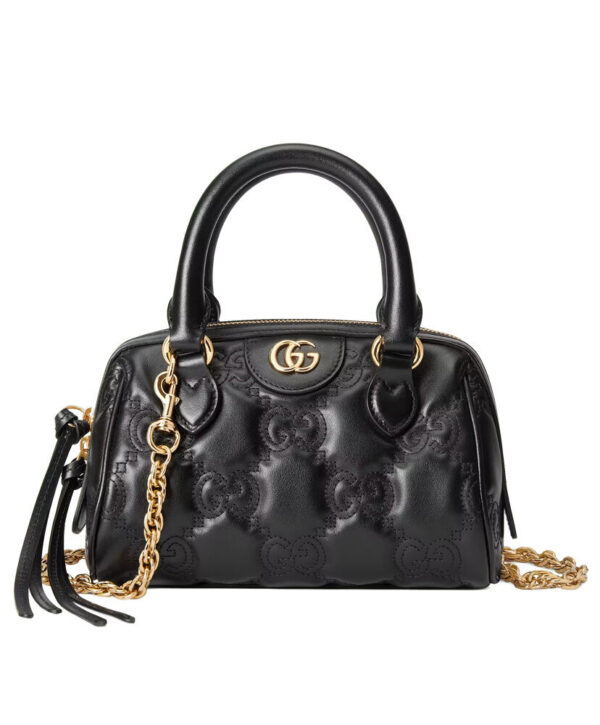 Gucci GG Matelasse Leather Mini Bag 702251 Black