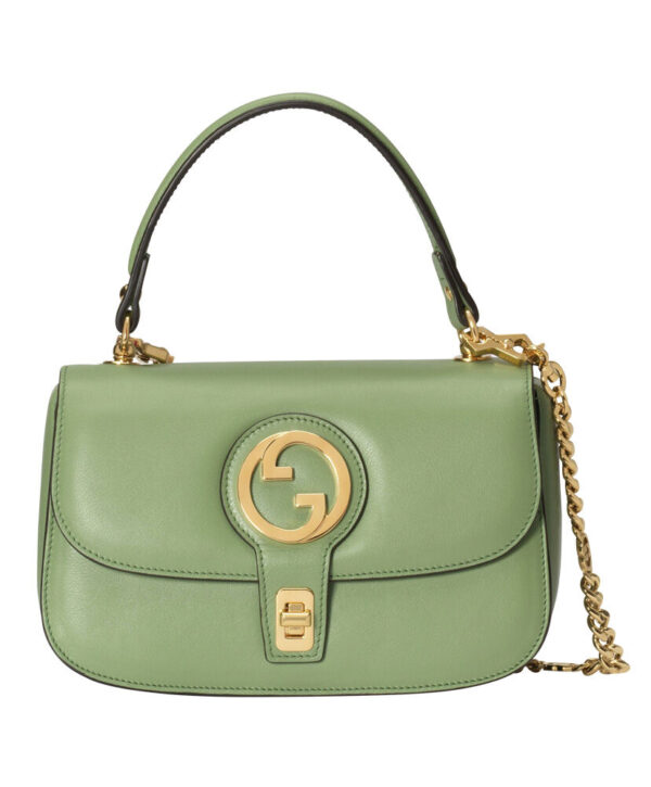 Gucci Blondie Top-handle Bag 735101 Green