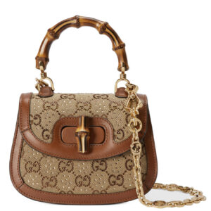 Gucci Bamboo 1947 Mini Top Handle Bag 735116 Coffee