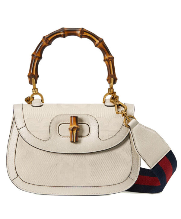 Gucci Bamboo 1947 Small Bag Cream