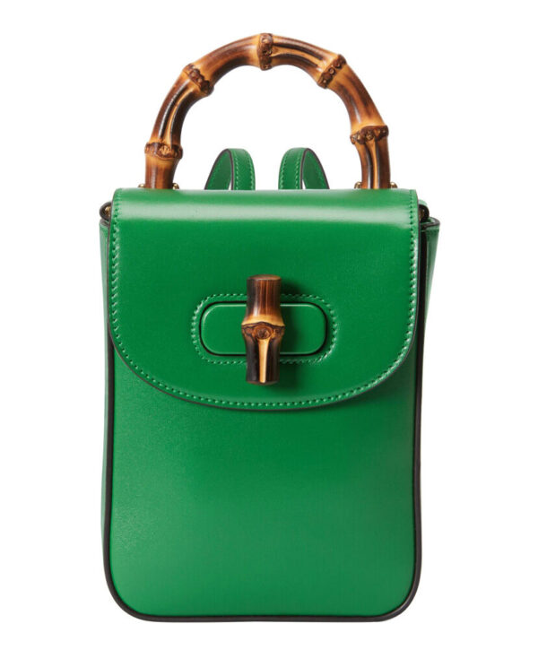 Gucci Bamboo Mini Handbag 702106 Green