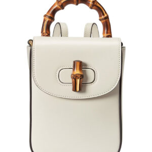 Gucci Bamboo Mini Handbag 702106 Cream