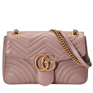 Gucci GG Marmont Matelasse Shoulder Bag 443496 Light Pink