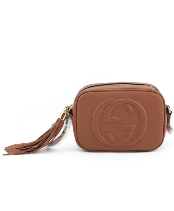 Gucci Soho small leather disco bag 308364 Coffee