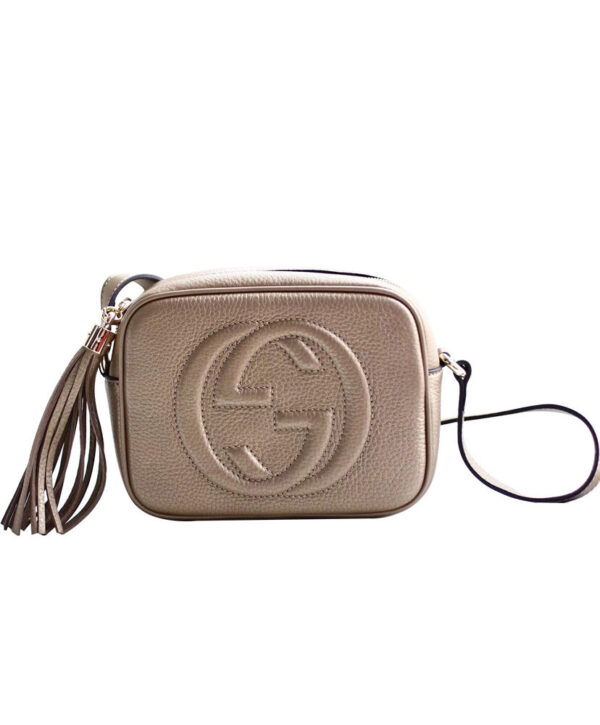 Gucci Soho small leather disco bag 308364 Golden