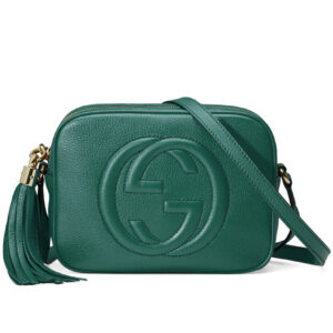 Gucci Soho small leather disco bag 308364 Green