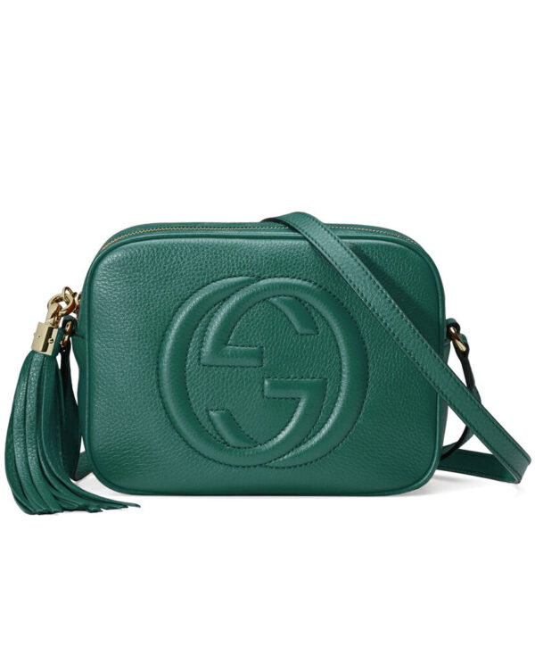 Gucci Soho small leather disco bag 308364 Green