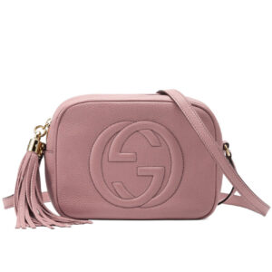 Gucci Soho small leather disco bag 308364 Pink