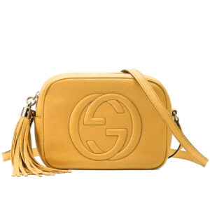 Gucci Soho small leather disco bag 308364 Yellow