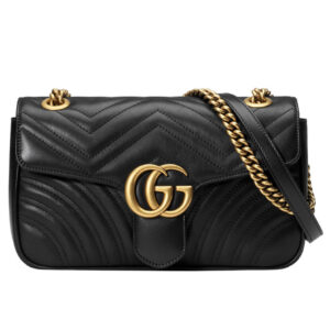 Gucci GG Marmont Matelasse Mini Bag 443497 Black