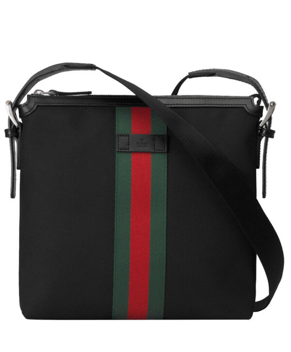 Gucci Web GG Supreme messenger 387111 Black