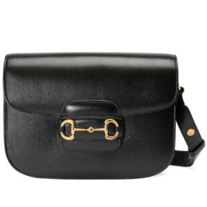 Gucci 1955 Horsebit small shoulder bag 602204 Black