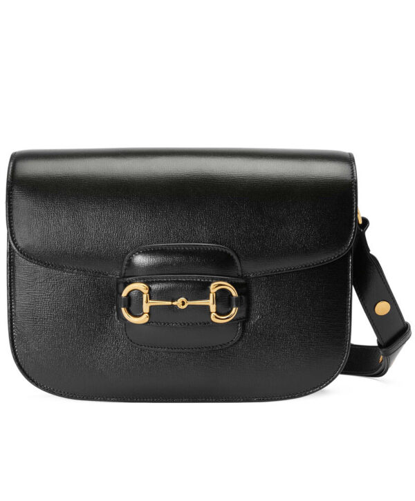 Gucci 1955 Horsebit small shoulder bag 602204 Black