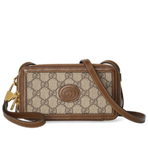 Gucci Mini Bag With Interlocking G 671674 Coffee