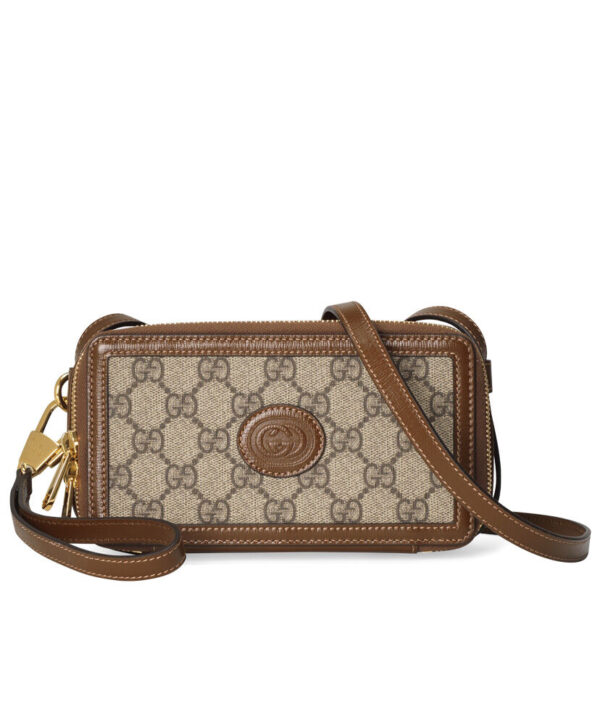 Gucci Mini Bag With Interlocking G 671674 Coffee