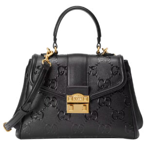 Gucci Small GG Top Handle Bag 675791 Black