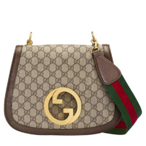 Gucci Medium Shoulder Bag With Round Interlocking G 699210 Dark Coffee