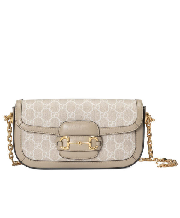 Gucci Horsebit 1955 Shoulder Bag 735178 Cream