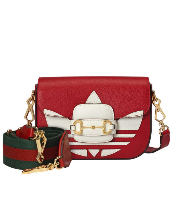 Gucci x Adidas Horsebit 1955 GG Mini Bag Red