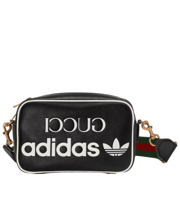 Gucci x adidas Small Shoulder Bag 702427 Black