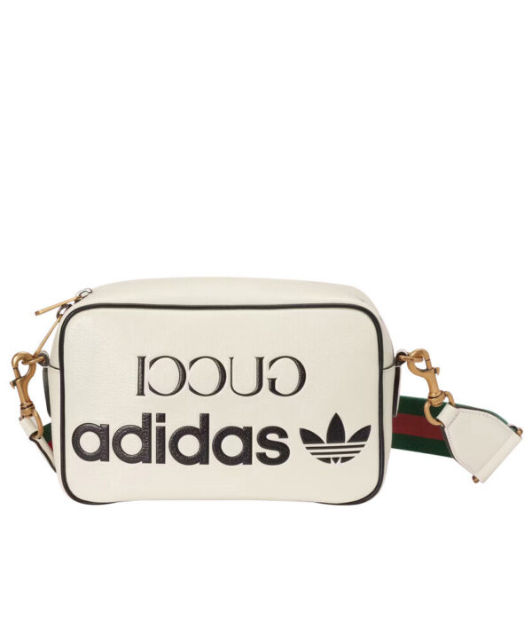 Gucci x adidas Small Shoulder Bag 702427 Cream